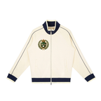 Color Block Raglan Sleeve Zip Track Jacket